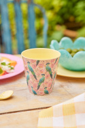 Exotic Bird melamin mugg - soft pink