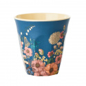 Flower College mugg melamin - blue