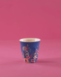 Flower College mugg melamin - blue