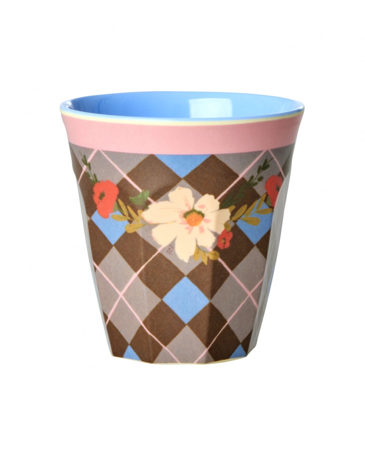 Gorgeous Tile melamin mugg - brown i gruppen Inredning / Kök & Dukning / Koppar, Muggar & Glas hos Sommarboden i Höllviken AB (MELCU-GOTI)