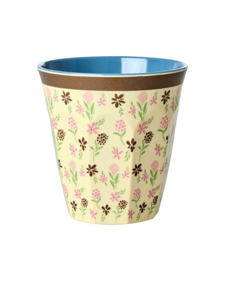 Hacienda Flower melamin mugg - cream i gruppen Inredning / Kök & Dukning / Koppar, Muggar & Glas hos Sommarboden i Höllviken AB (MELCU-HACI)
