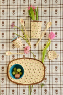 Hacienda Flower melamin mugg - cream