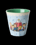 Snobben melamin mugg - blue