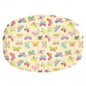Butterfly melamin bricka - cream