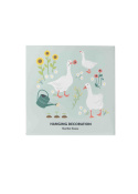 Garden geese hänge - guld