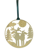 Moose in love hänge - guld
