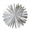 Paper flake juldekoration XL - vit