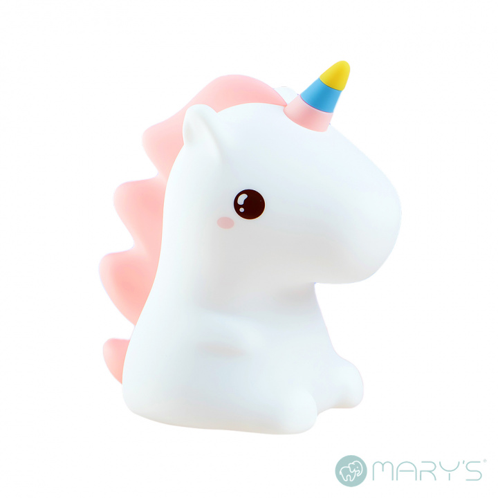 Mary\'s unicorn LED nattlampa i gruppen Leksaker / Barnrummet / Lampor hos Sommarboden i Höllviken AB (MW20782)