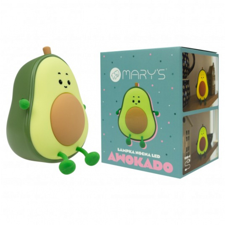 Mary\'s Avocado LED nattlampa i gruppen Leksaker / Barnrummet / Lampor hos Sommarboden i Höllviken AB (MW61411)