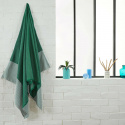 Fouta Honeycomb strandhandduk - emerald green