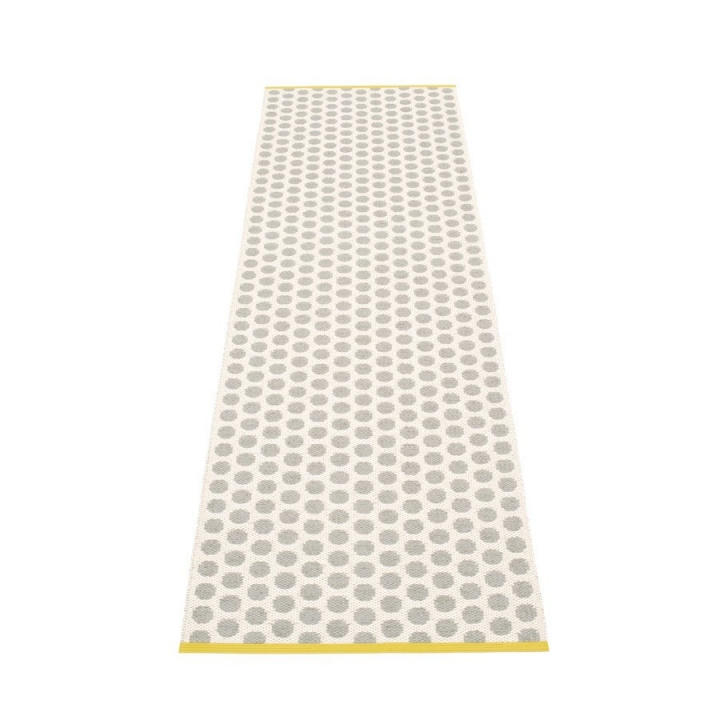 Noa matta 70 x 250 cm - warm grey/vanilla/mustard edge i gruppen Inredning / Textilier / Mattor hos Sommarboden i Höllviken AB (NO9D725)