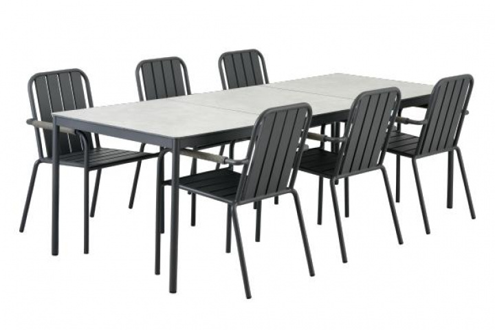 Nox matbord 237x90 cm - flera färger i gruppen Utemöbler / Material / Aluminiummöbler / Matbord - Aluminiummöbler hos Sommarboden i Höllviken AB (Nox-matbord-237x90cm)