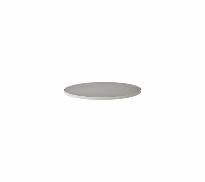 Bordsskiva Ø 60 cm - white/light grey i gruppen Utemöbler / Material / Aluminiummöbler / Övrigt - Aluminiummöbler hos Sommarboden i Höllviken AB (P061AWTII)