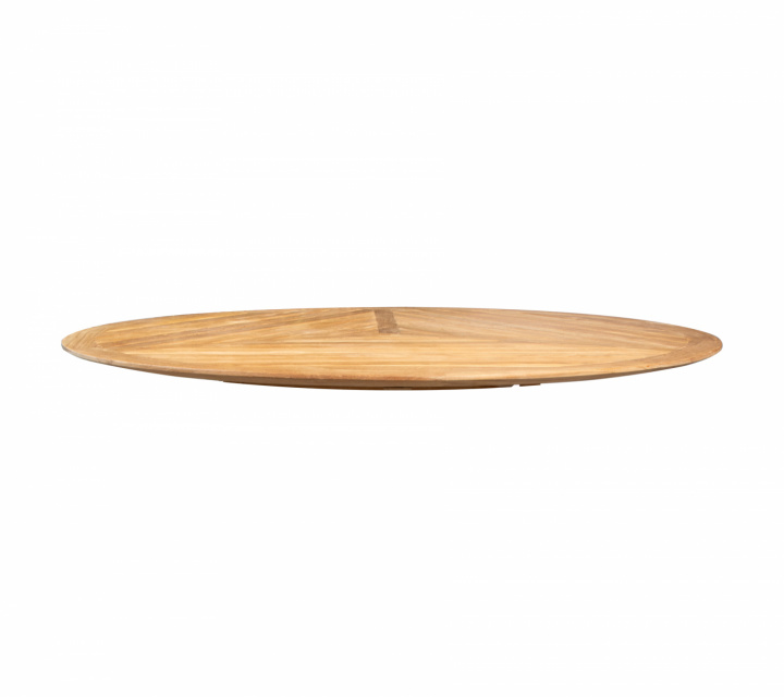 Bordsskiva Ø 120 cm - teak i gruppen Utemöbler / Bord / Matbord hos Sommarboden i Höllviken AB (P120GT)