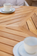Bordsskiva Ø 120 cm - teak