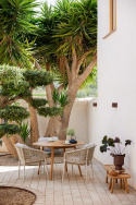 Bordsskiva Ø 120 cm - teak