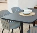 Bordsskiva 130x75 cm - lava grey