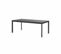 Bordsskiva 200x100 cm - nero black keramik