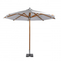 Lyon parasoll m trästativ 3 m - natur