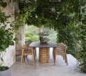 Bordsskiva 300x130 cm - taupe keramik