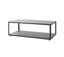 Level soffbordsskiv-set rekt (2 st) - light grey keramik