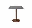 Bordsskiva 75x75 cm - dark grey structure kompaktlaminat