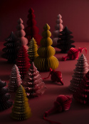 Wispwood Honeycomb dekoration - ruby