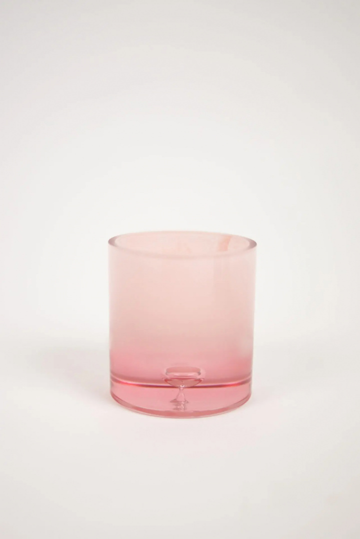 Rumi ljuskopp H11 cm - rosa i gruppen Inredning / Dekoration / Ljusstakar & Ljuslyktor hos Sommarboden i Höllviken AB (PE015324-OJ)