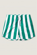 Classic Retro Stripe badshorts - peacock/white