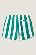 Classic Retro Stripe badshorts - peacock/white