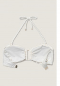 Daisy Circle bikini-top - white