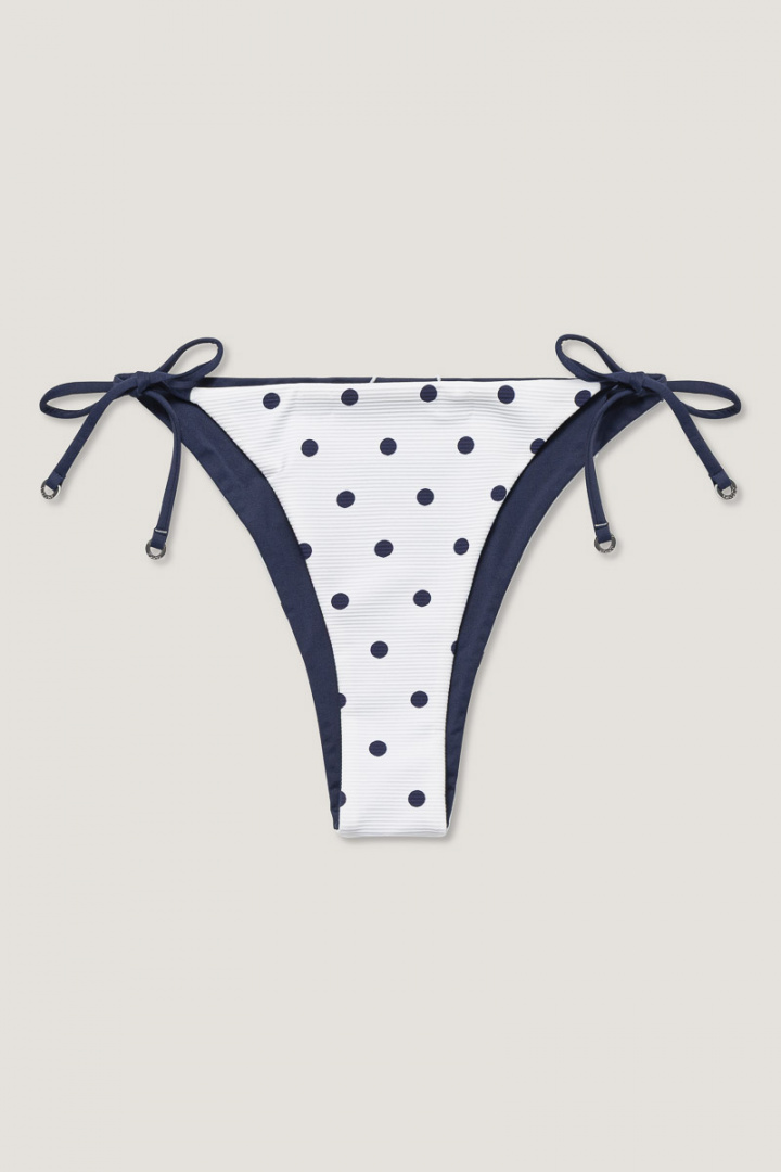 Polka Dot Iliana bikinitrosa, vändbar - white/navy i gruppen Badkläder / Bikini & Baddräkter hos Sommarboden i Höllviken AB (PEWS2629-291)