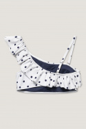 Polka Dot Helle bikini-top - white/navy