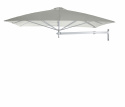 Paraflex Wall Parasoll, square, 230 cm, Neo arm Alu - Grey