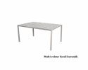 Pure matbord 150x90 H73 cm - sand/flera bordsskivor