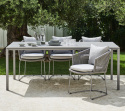Pure matbord 200x100 H73 cm - light grey/flera bordsskivor