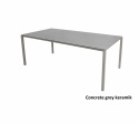 Pure matbord 200x100 H73 cm - taupe/flera bordsskivor