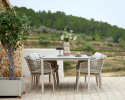 Pure matbord 280x100 H73 cm - sand/flera bordsskivor