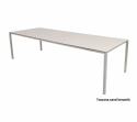 Pure matbord 280x100 H73 cm - sand/flera bordsskivor