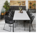 Pure matbord 280x100 H73 cm - lava grey/flera bordsskivor