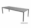 Pure matbord 280x100 H73 cm - lava grey/flera bordsskivor