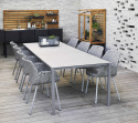 Pure matbord 280x100 cm - light grey/flera bordsskivor