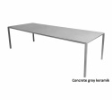 Pure matbord 280x100 cm - light grey/flera bordsskivor