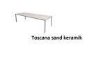 Pure matbord 280x100 cm - light grey/flera bordsskivor