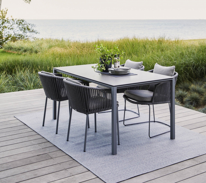 Pure matbord 150x90 cm - flera färger i gruppen Utemöbler / Material / Aluminiummöbler / Matbord - Aluminiummöbler hos Sommarboden i Höllviken AB (Pure-matbord-150x90cm)