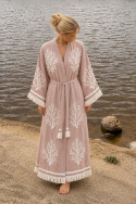 Rattan Reef kaftan, M/L- brun