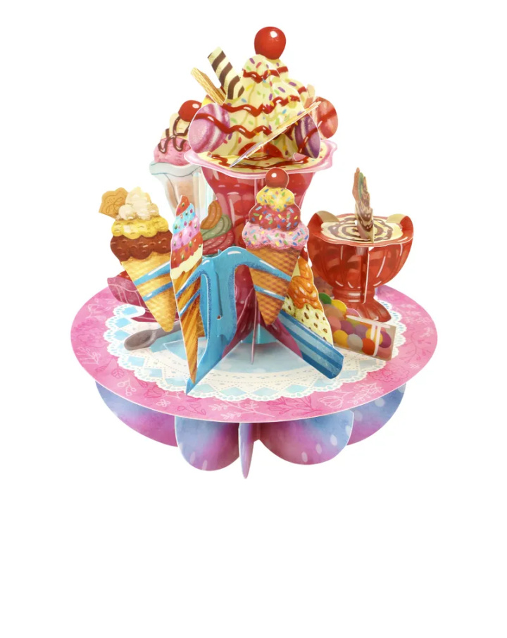 Ice-Cream Sundaes piruett-kort i gruppen Presenter / Present till barn hos Sommarboden i Höllviken AB (SAPS067)