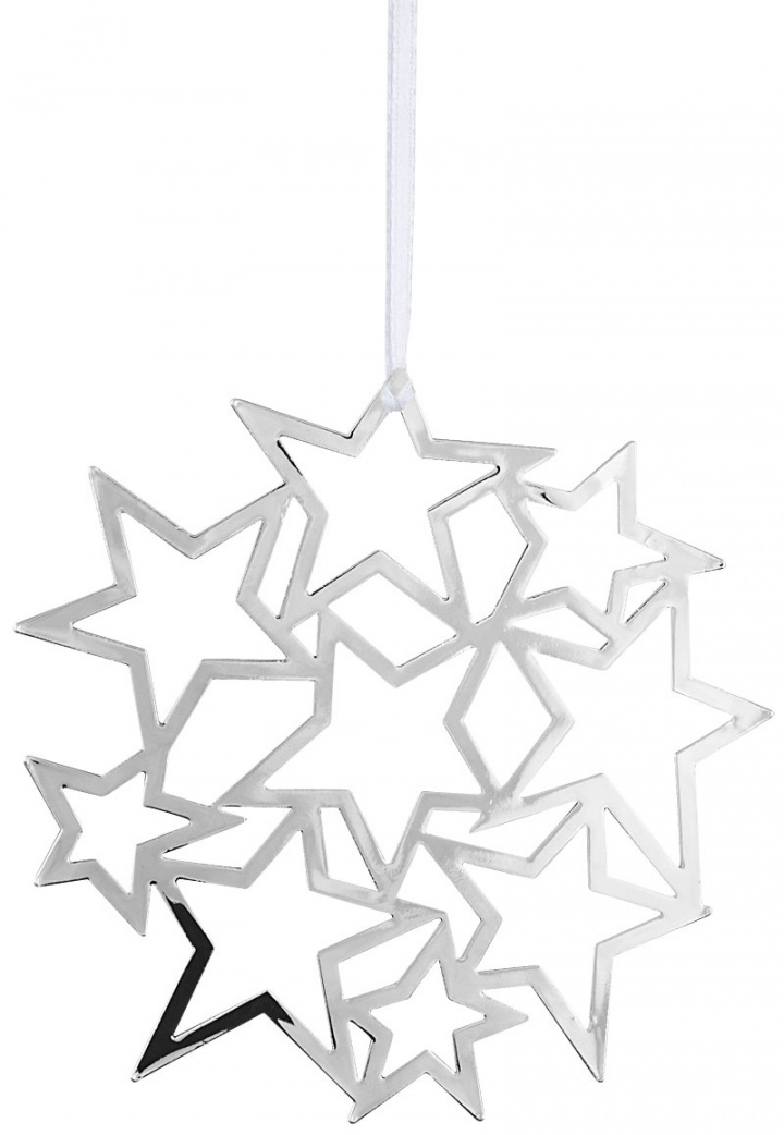Juldekoration Stjärnor - silver i gruppen Jul / Juldekoration hos Sommarboden i Höllviken AB (SB320S)