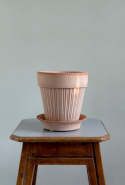 Simona kruka raw, Ø 12 H12 cm - rose