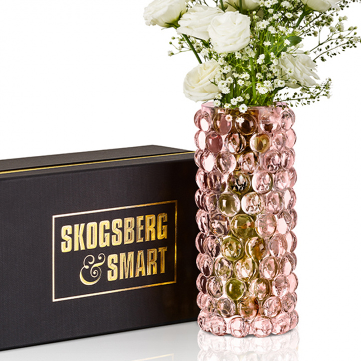 Hurricane Boule vas - rosé i gruppen Inredning / Dekoration / Vaser hos Sommarboden i Höllviken AB (SSHURRBOULEVAS006)